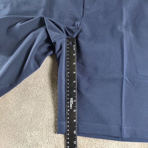 FootJoy Golf Shorts Mens 40 Navy 9" Performance Stretch Flat Front - Picture 5 of 12